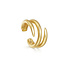 Ear cuff  Clavo - goldplated