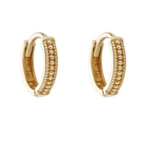 Hugging hoops Aliah 9mm - goldplated