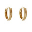 Hugging hoops Aliah 9mm - goldplated