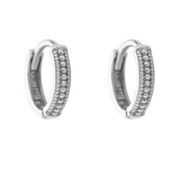 Hugging hoops Aliah 9mm- 925 zilver