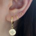 Hugging hoops Aliah 9mm - goldplated
