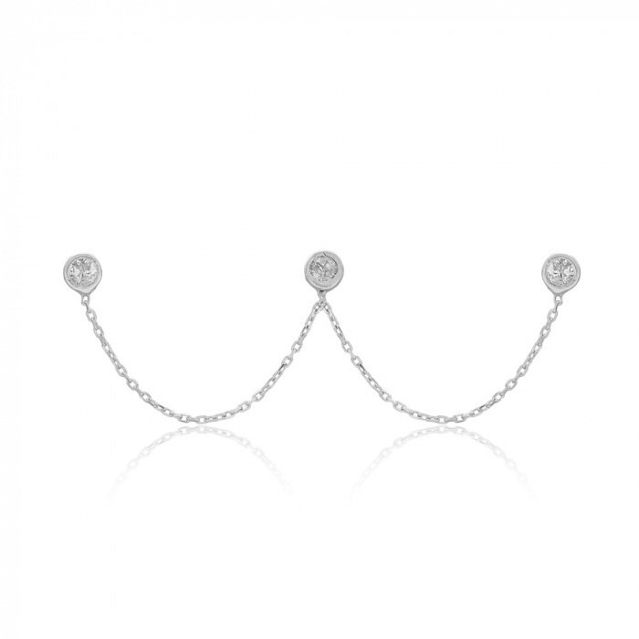 Trio studs - 925 zilver