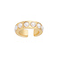 Pearl earcuff - goldplated