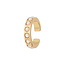Opal earcuff - goldplated