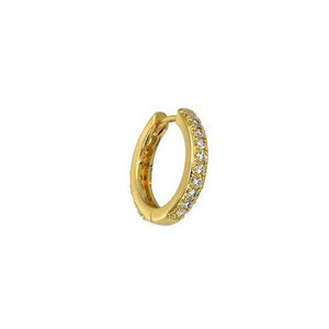 Conch piercing - goldplated
