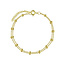 Double Satellite armbandje - goldplated