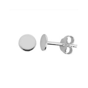 Little disc studs - 925 zilver