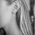 Little disc studs - 925 zilver