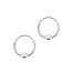 Little ball hoops - 925 zilver