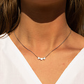 Ketting little hearts - 925 zilver