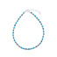 Bola Turquesa anklet - 925 zilver