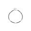 Enkelbandje Sparkly Hematite - 925 zilver