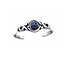 Teenring Sodalite - 925 zilver