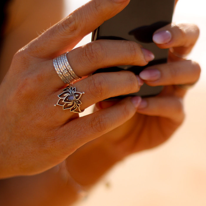 Bali ring Layered - 925 zilver