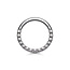 Sparkling CZ piercing - zilver