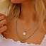 Amazonite Ohm ketting - 925 zilver