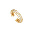 Earcuff Zirkonia - goldplated