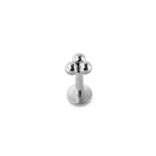 Trinity piercing - zilver