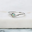 Opal crown ring - 925 zilver