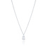 Shiny zircon necklace - 925 zilver