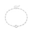 Karma dot enkelbandje - 925 zilver