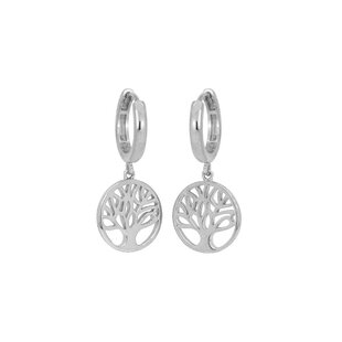 Tree of life earrings - 925 zilver