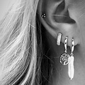 Tree of life earrings - 925 zilver