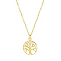 Ketting Family tree of life - goldplated