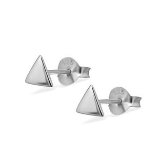 Triangle oorknopjes - 925 zilver