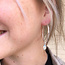 Oorringen Tear of Joy Moonstone - 925 zilver