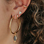 Oorringen Starlight Labradorite - goldplated