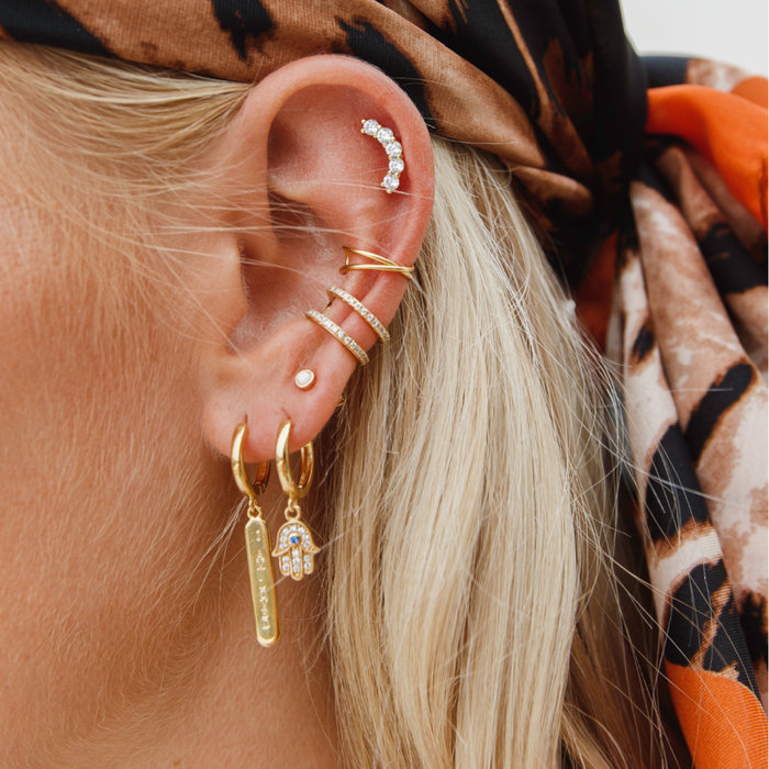 Earcuff twist - goud