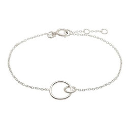 Armband Double Karma - 925 zilver