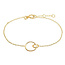 Link of love armband - goldplated