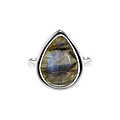 Soltar Labradorite ring - 925 zilver