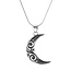 Boho Moon Necklace - 925 zilver