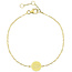 Sunburst Name Bracelet - goldplated