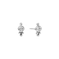 Bohemian sparkle studs - 925 zilver
