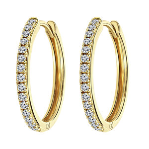 Sparkling Spirit Hoops 20 mm - goldplated