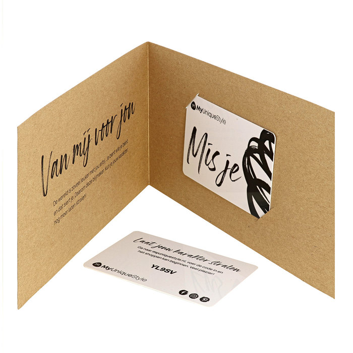 Giftcard "Mis je"