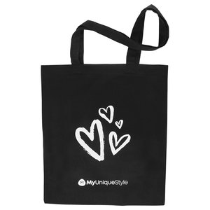 Canvas tas Hearts