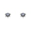 Moonstone Flower studs - 925 zilver