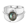 Percy Labradorite ring - 925 zilver