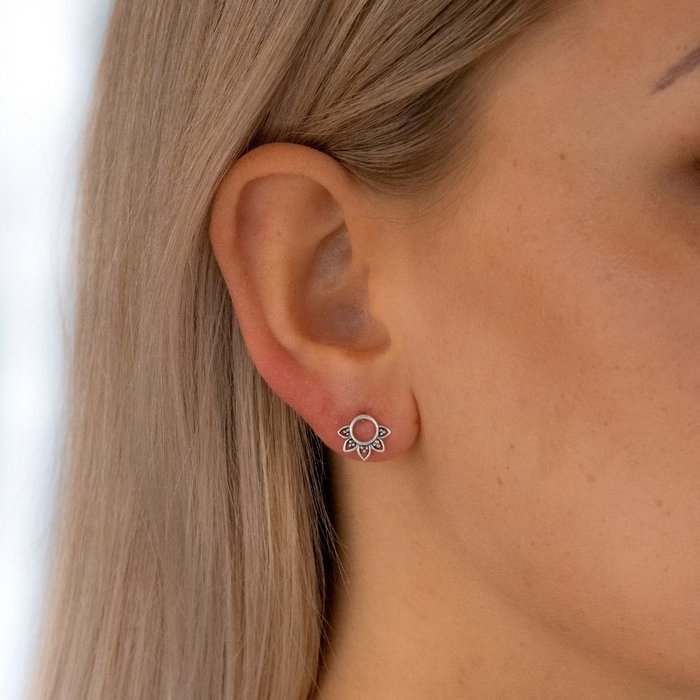 Amaya oorknopje - 925 zilver