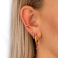 Ear cuff Sparkle Pave - gold plated