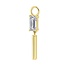 Oorbedel Reza CZ - goldplated