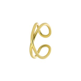 Earcuff twist - goud