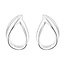 Twisted Drop studs - 925 zilver