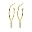 Set oorringen Lux - 20mm - goldplated