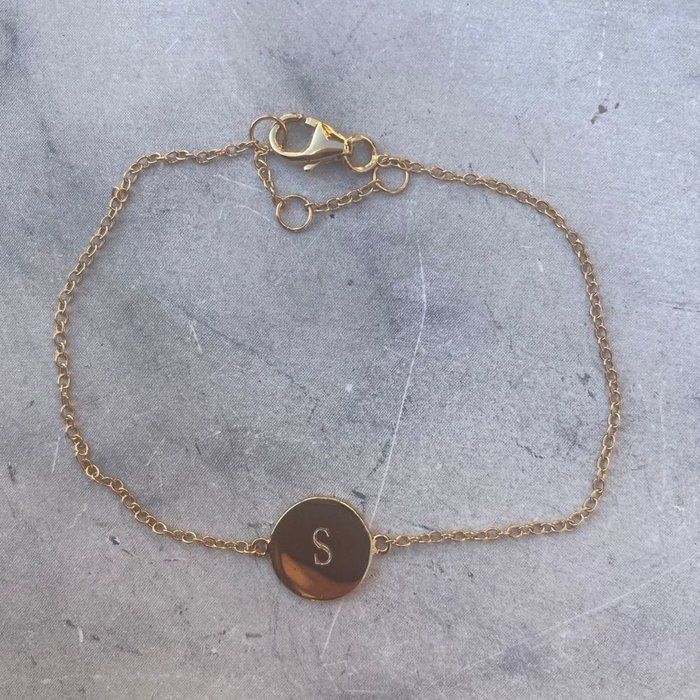 Basic Bracelet 'S' - goldplated